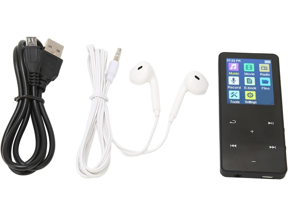 Reprodutor De Mp3 E Mp4, Tela Sensível Ao Toque 1,8 Polegadas,