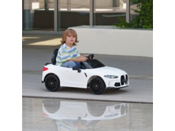 Carro Elétrico Infantil Bmw M4, Sons E Luzes, 3-5 Km/h, Comando À Distância, 3-5 Anos, Branco