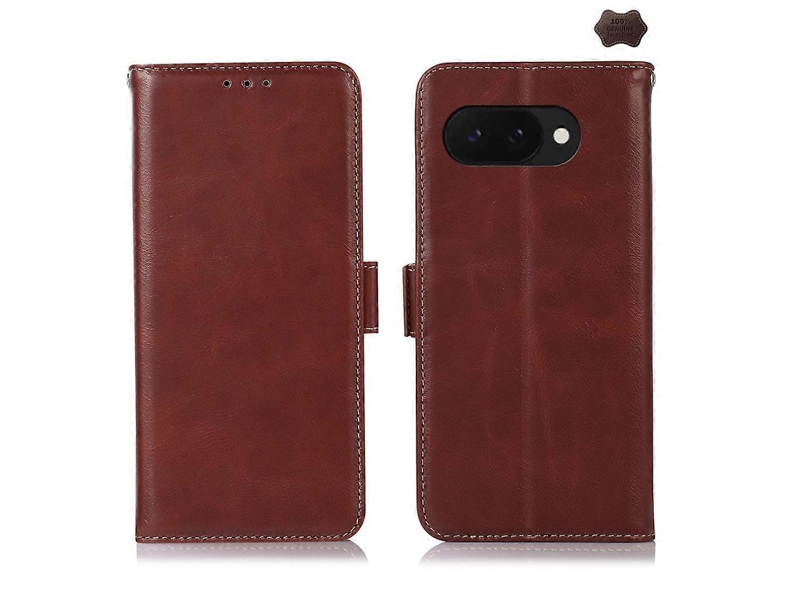 Capa De Celular Crazy Horse Com Camada Superior De Couro Bovino