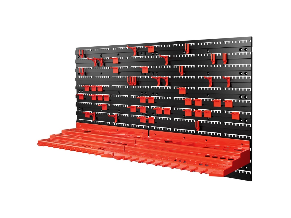 Suporte de Parede com 50 Ganchos AQUAFORGE