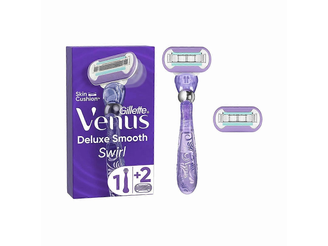 Aparelho De Barbear Para Mulheres, Com Cabo E 2 Lâminas