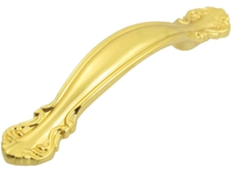 Novo Puxador De Gaveta Porta Armário Com Flor Em Relevo Dourada Lon0167, Eficácia Confiável, 11cm Id 2cc Df C9 B34