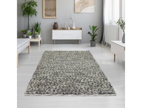 Tapete BRINK&CAMPMAN (250 x 350 - Lã - Cinzento)