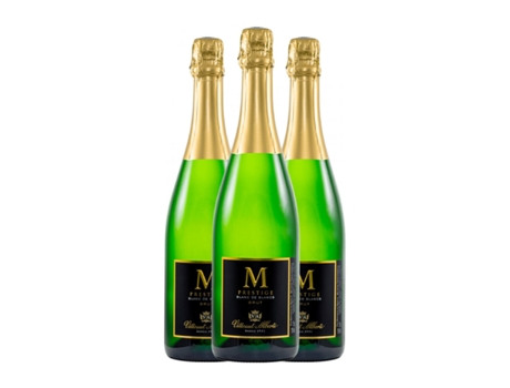 Espumante VITTEAUT ALBERTI M Prestige Blanc de Blancs Mousseux (0.75 L - 3 Unidades)