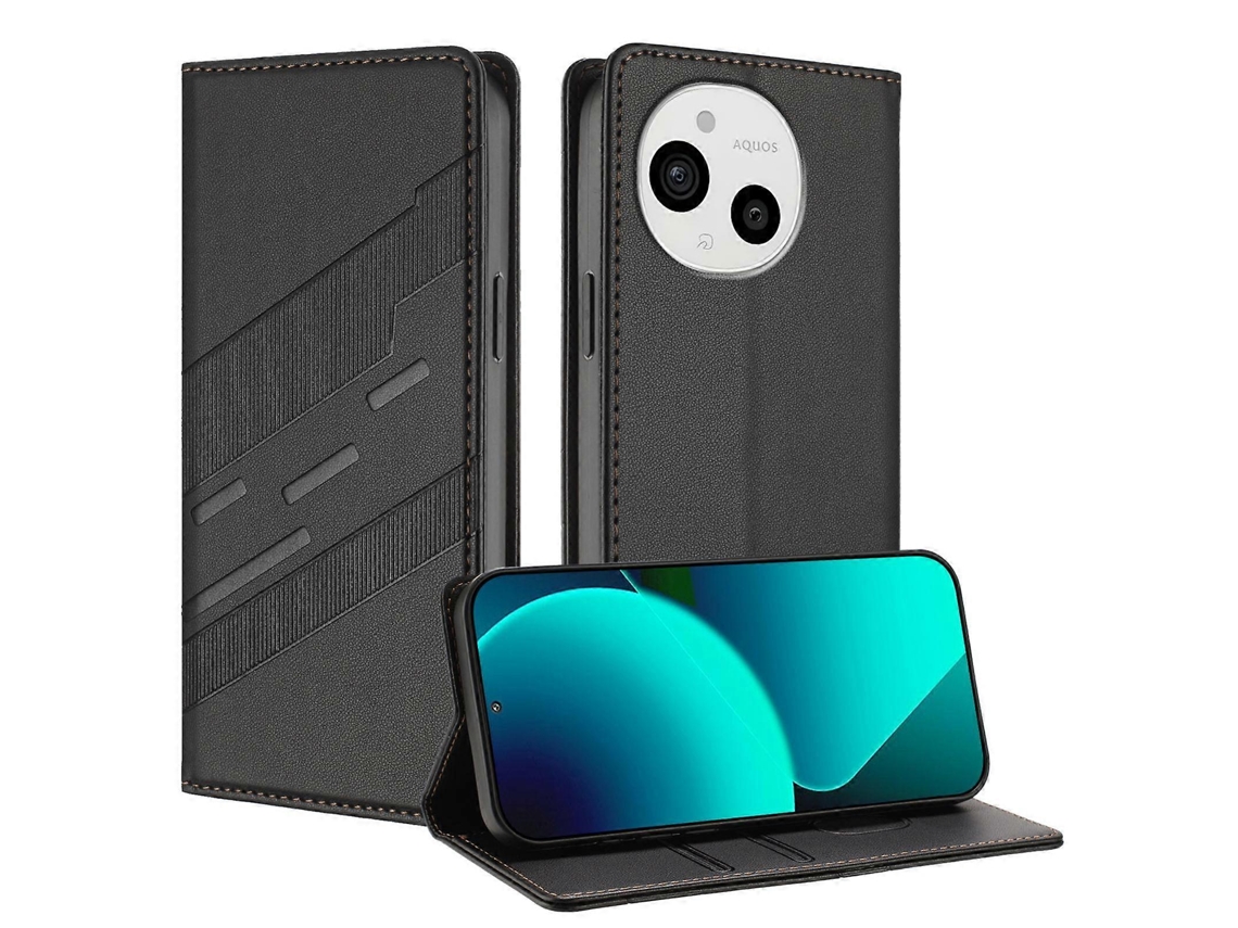 Capa De Celular Retrô De Couro Com Carteira Multifuncional Em Relevo