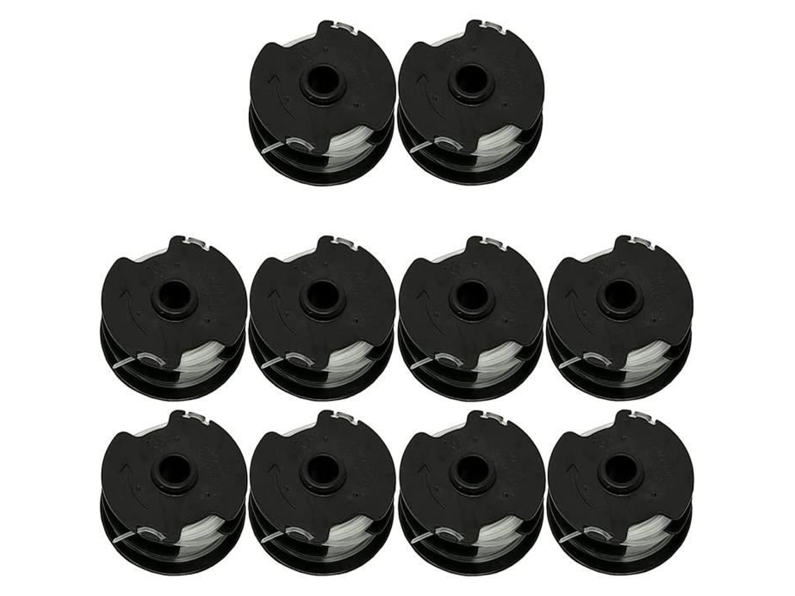 Duojin Pacote de 10 Carretéis de Reposição para Cortador de Escova Sem Fio Parkside Prta 20-Li C3 Ian351753414 SSS