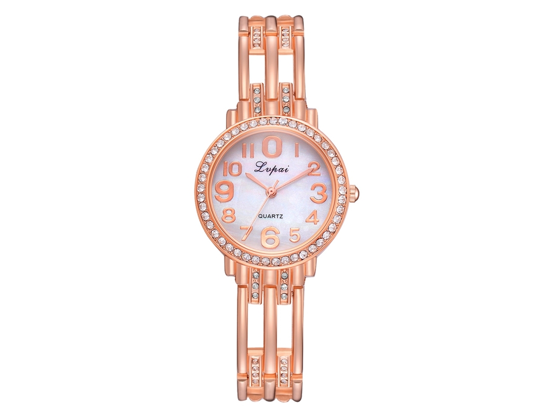 Relógio Feminino de Moda Lvpai Analógico de Quartzo com Dial Redondo Elegante