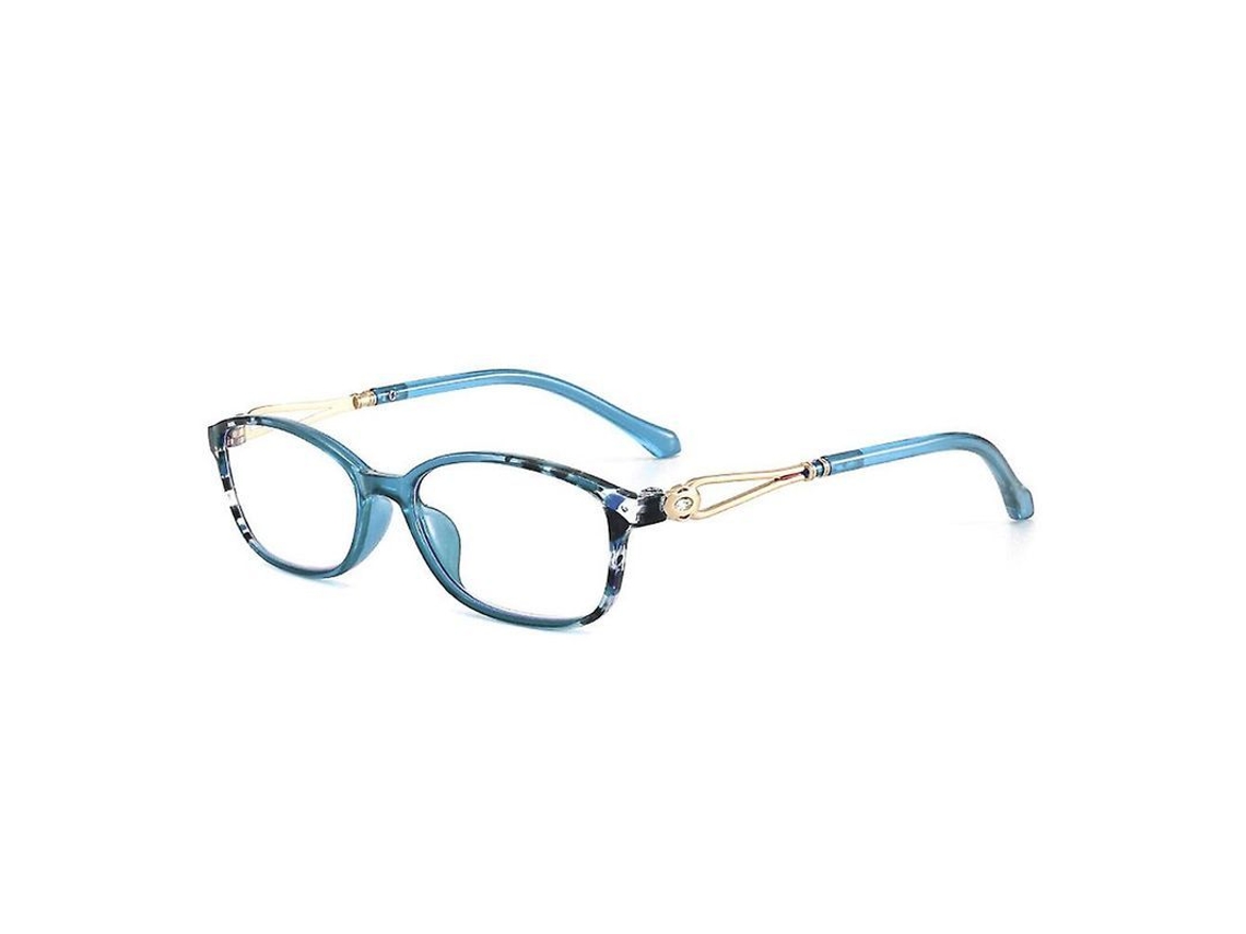 Óculos de Leitura com Lentes Anti blue Ópticas +100 a +400 Graus para Idosos e Idosas