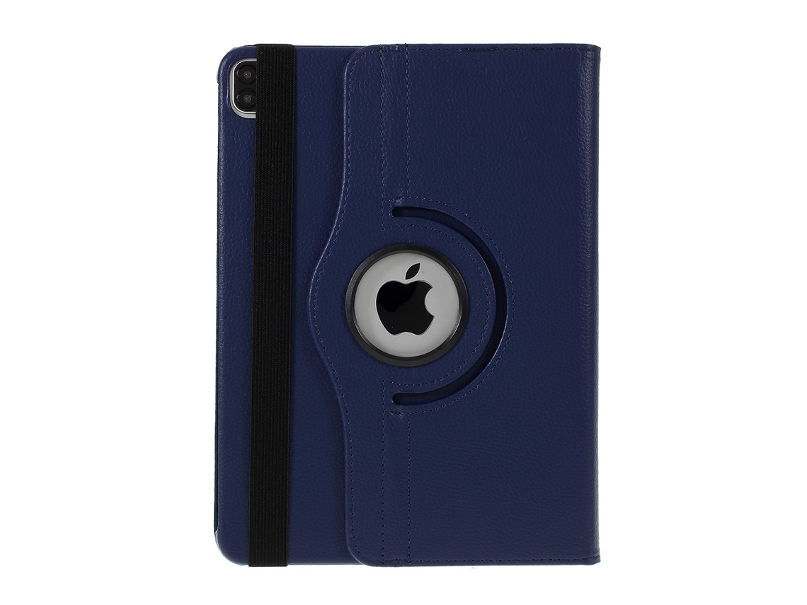 Capa 360 Litchi para iPad Pro 12.9 (4ª/5ª/6ª geração), Azul Escuro