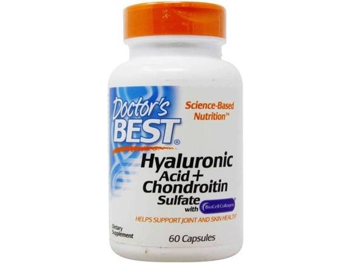 Suplemento Alimentar DOCTOR'S BEST Ácido Hialurônico Com Sulfato De Condroitina (60 cápsulas)
