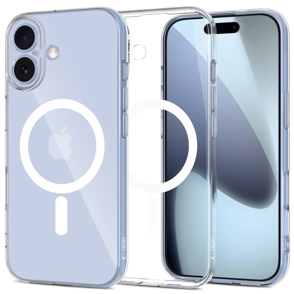 Capa Tech-protect Flexair Para Iphone 17 Com Proteção De Tela Magsafe