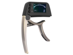 Guitarra Capo Tuner Guitarra Capo Tuner Liga de Zinco Abs 2 em 1 Clipe com Lcd para Ukuleles Clássicos