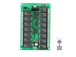Interruptor De Relé Com Controle Remoto Sem Fio Digital 15 Canais Led 1000 Metros Dc 24v