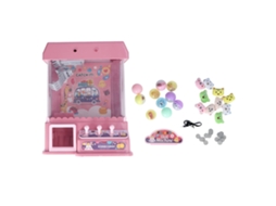 Primerox máquina de Pegar Bonecas Mini com Luz e Música para Festas Rosa Brinquedo de Jogo