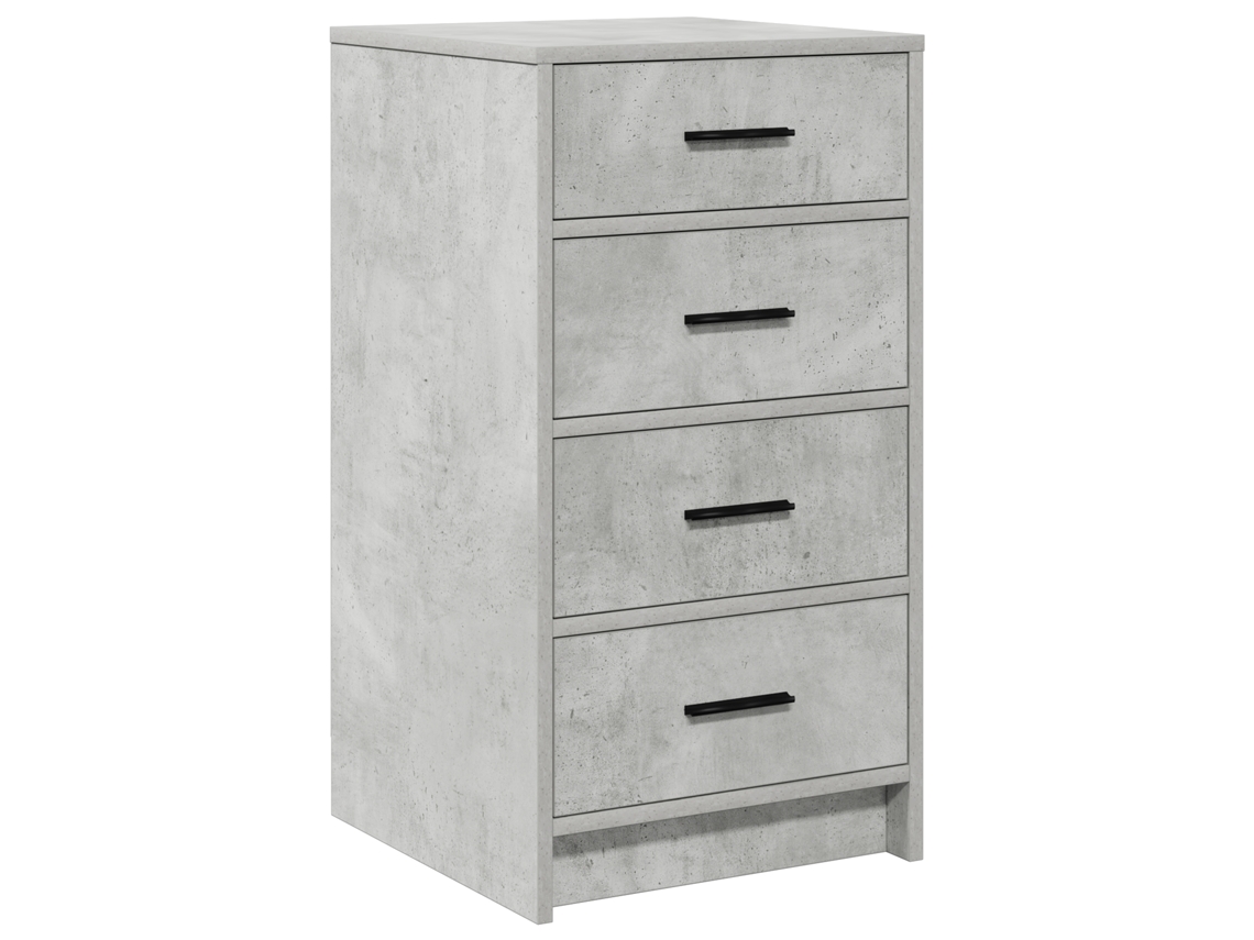 Conjunto 1 Armazenamento De Buffet Vidaxl Cinzento Derivados De Madeira (40 X 41 X 75 Cm)