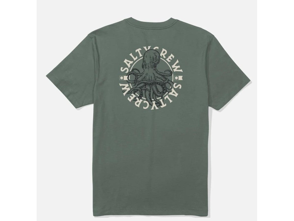 T-shirt Salty Crew Tentacles Bege
