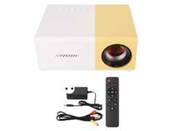 Miniproyector Portátil Full Hd 1080p para Cine En Casa, Películas Y Uso En Exteriores, Con Altavoces Estéreo Y Múltiples Puertos de Enchufe Europeo.