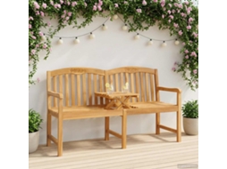 Vidaxl Banco Rosa Esculpido À Mão 150,5 X 60 X 95 Cm Natural