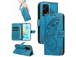 Capa De Couro Com Relevo De Borboleta Cauda De Andorinha Para Celular Honor Magic8