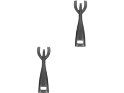 Pinça Para Churrasco De 2 Peças, Utensílio Ergonômico Para Assar Em Chapas Quentes, Acessório Prático Para Cozinha E