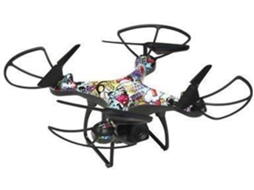 Mini Drone DENVER DCH-350 (Outlet Caixa Aberta - HD - Autonomia: Até 22 min - Multicor)
