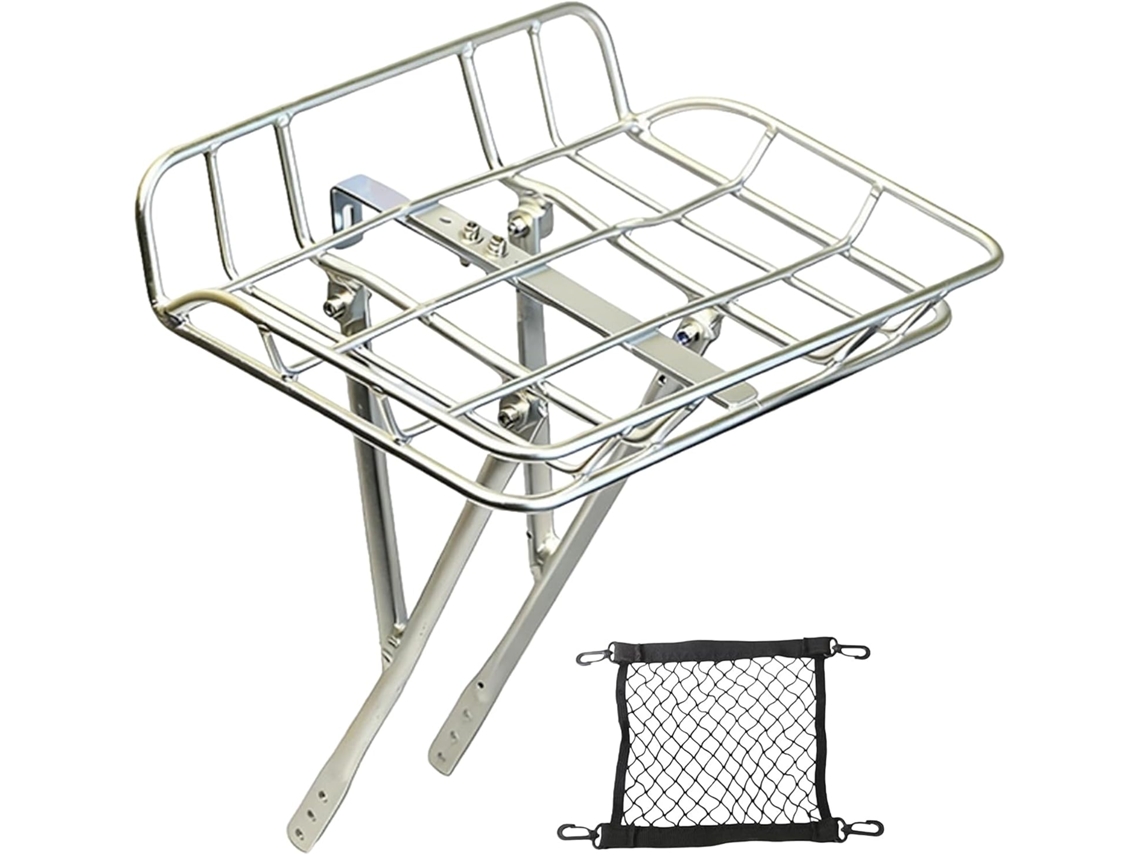 De Metal De Grande Capacidade Para Bicicleta Com Rede E Parafusos | Grande | Para Bicicletas De Gokoco
