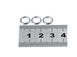 Conector Anel de Pesca Inox 10 100pcs
