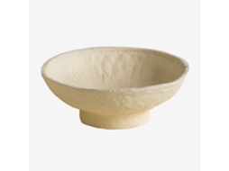 Sklum Cuenco Decorativo Em Papel Machê Muriel Papel Maché Beige Creme