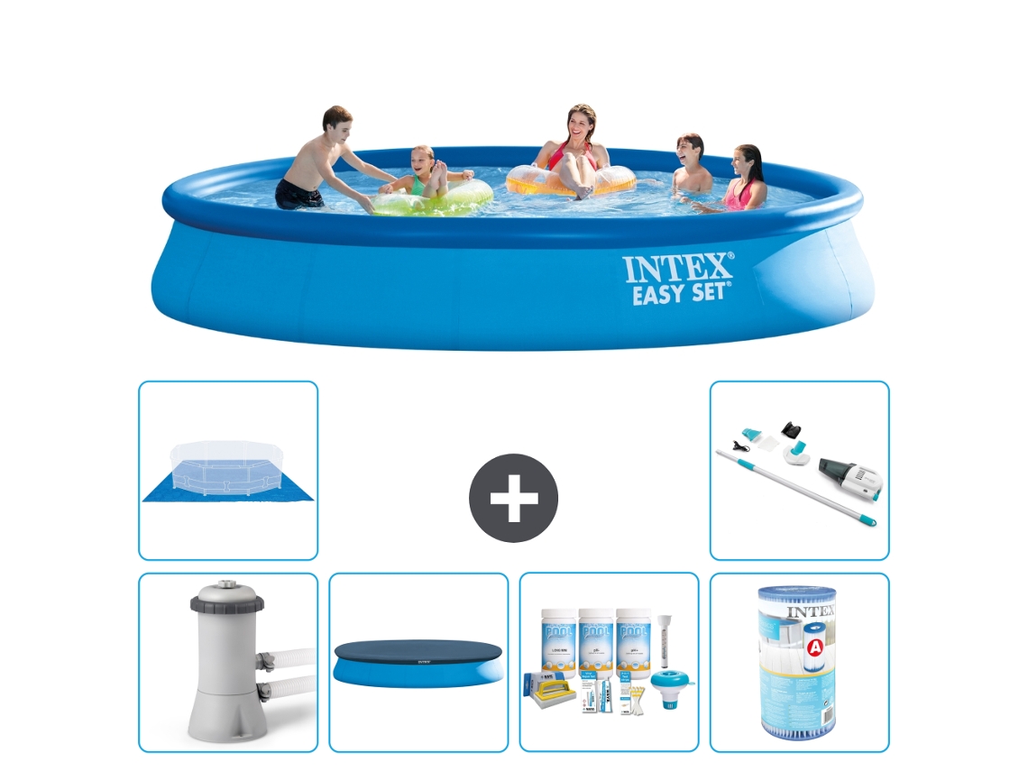 Intex Piscina Easy Set Redonda - 457x84 Cm - 7-peças S31216