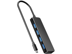 Hub Usb C 4 Portas, Divisor Usb C Para Hub Usb 3.0 Para Mac Pro, Imac, Ipad Pro, Chromebook, Pixelbook, Dell Xps, Samsung E Mais Dispositivos Bestvite