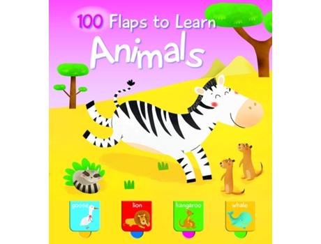 Livro 100 FLAPS TO LEARN ANIMALS de Yoyo Books (Inglês - Capa Dura)