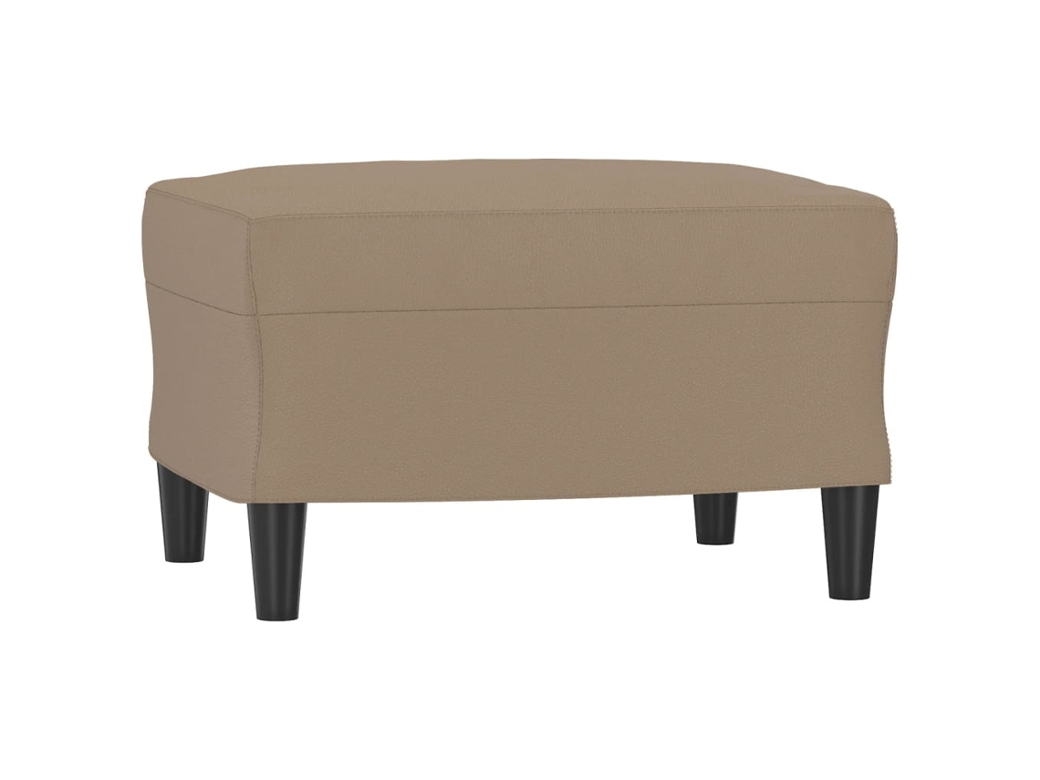 Footstool, Footstools Vidaxl Marrom Couro Artificial (60 X 50 X 41 Cm)
