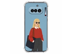 Capa Tumundosmartphone De Silicone À Prova De Choque Para Nothing Phone 4a 5g Design Feminino Com 4 Desenhos