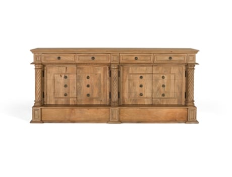 Aparelho Com 4 Gavetas E 4 Portas Em Madeira De Mangueira 90x200x50 Giner Y Colomer