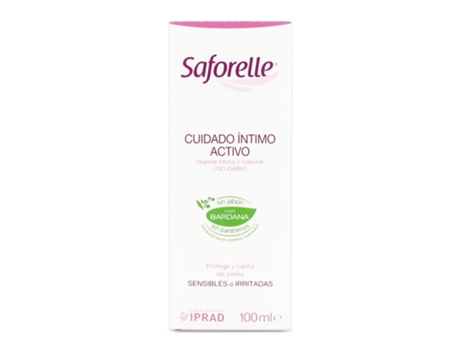 Gel de Banho SAFORELLE Cuidado Íntimo Activo (100 ml)
