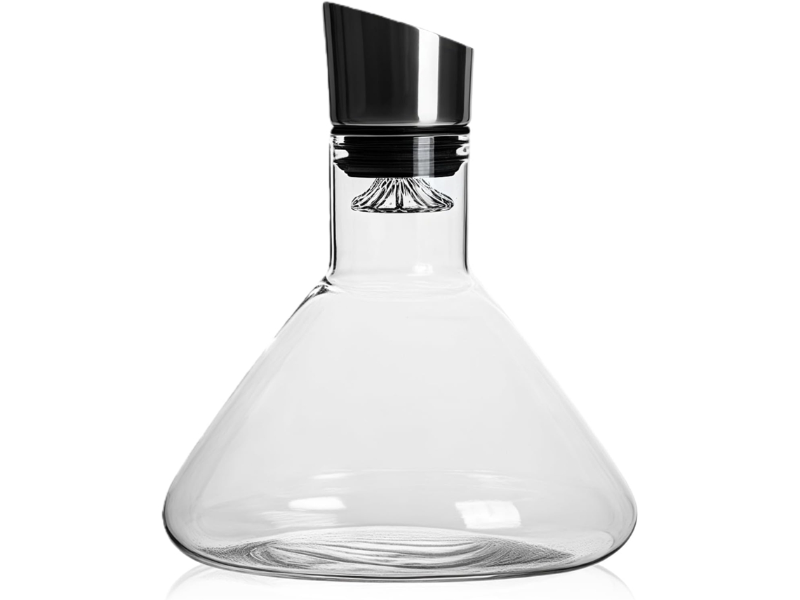 Decantador de vinho, Aerador de vinho, Decantador de vinho com filtro aerador, Decantador de vinho tinto, Dosador de aço inoxidável, Acessório