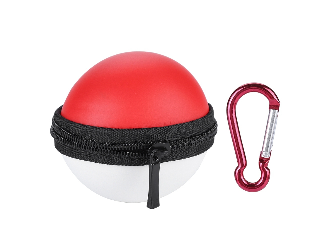 Bolsa de Mão Poké Ball EOOCOO (vermelha e branca) para Nintendo Switch e Poke Ball Plus