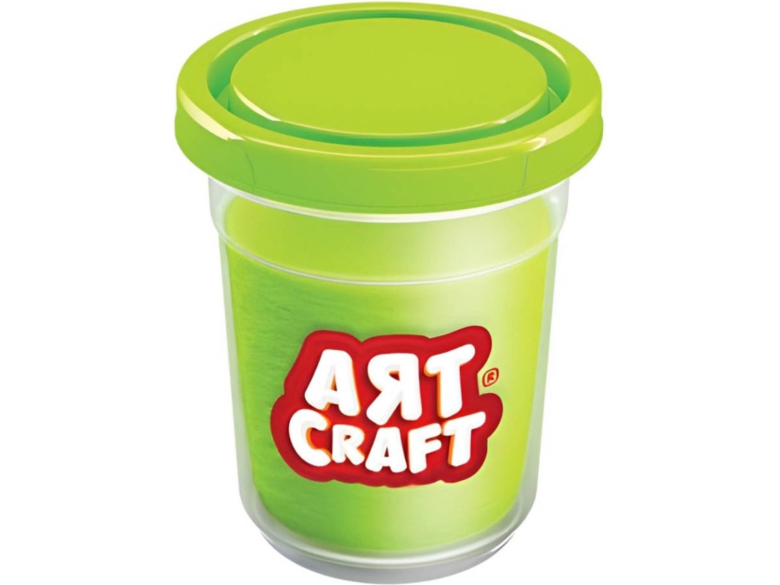 Plasticina ARTS&CRAFTS Single Dought Pote Individual (Verde - 140 gr)