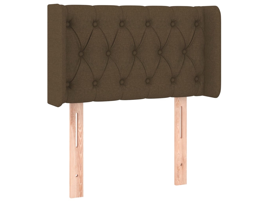 Headboard, Headboards Vidaxl Marrom Tecido (83 X 16 X 78/88 Cm)