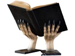 Para Livros Com Tema De Para Mesa De Resina De Mão De Bruxa Assustadora Casa, Estudante, Gokoco