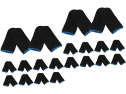 Conjunto De 2 Dedeiras Antiderrapantes Em Fibra Carbono E Nylon Resistente Ao Suor Para Jogos Mobile 10 Pares