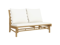 Garden Bench, Garden Benches Vidaxl Creme Bambu (n/a)