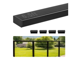 Corrimão de varanda de aço inoxidável Vevor 198 cm, 1 peça