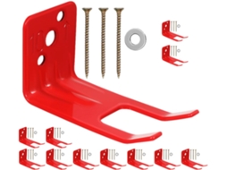 Suporte De Parede Compacto Para Extintor Incêndio, Em Ferro Vermelho, Com Encaixe Para Montagem, Ideal Para Cozinha E