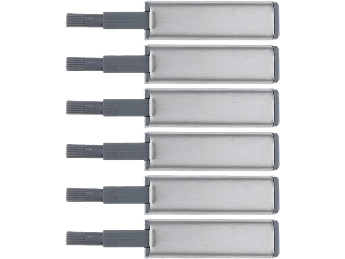 Conjunto De 6 Dobradiças Fechamento Suave E Automático Portas Cozinha, Fabricadas Em Aço Reforçado Com Abs Fecho