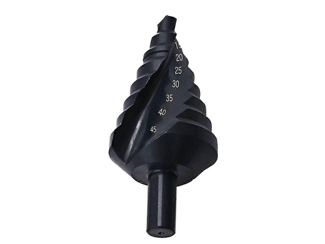Broca escalonada de titânio HSS 10-45mm para inox, aço estrutural e plástico | S/MARCA
