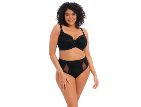Soutien de Mulher ELOMI Aros Almofadado Brianna Preto (100 cm L)