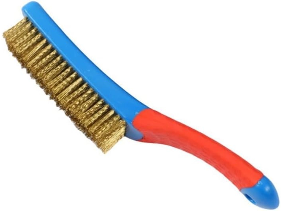 Escova De Arame Em Aço Inoxidável Para Remover Sujeira E Resíduos Máquinas, 16x 3, 5cm