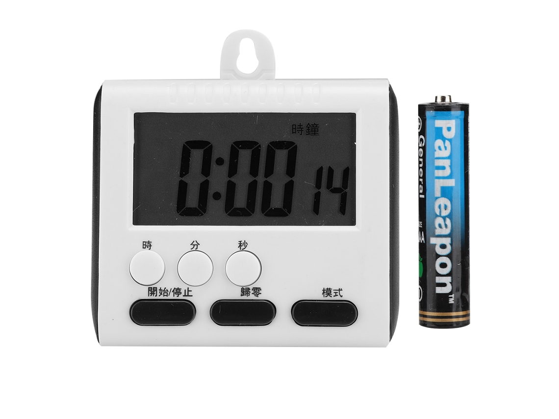 Timer Elétrico Portátil Para Cozinha, Salon E Casa Com Alarme E Lembretes Preto