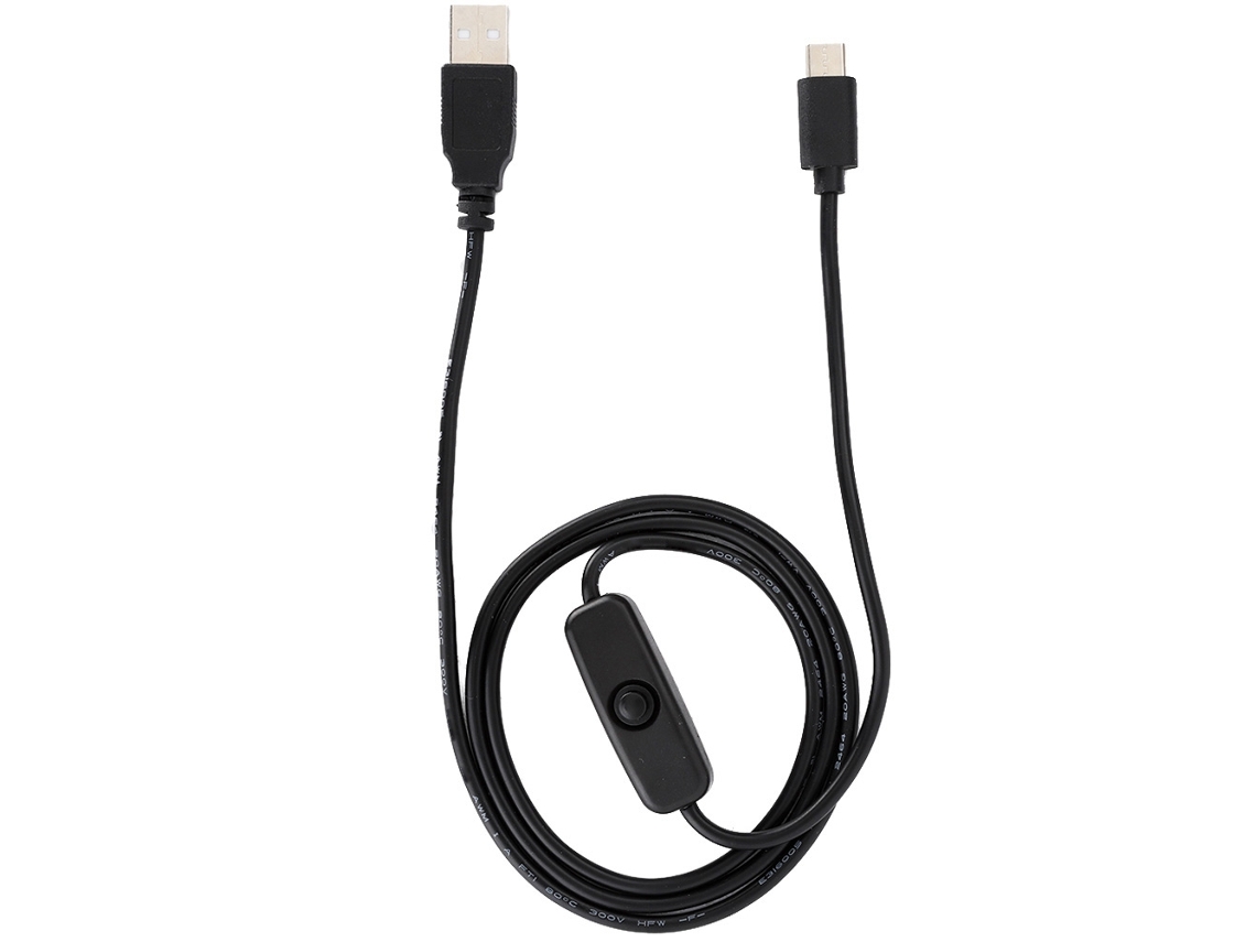 Cabo De Conexão De Energia (com Interruptor, Adequado Para Raspberry Pi 4)
